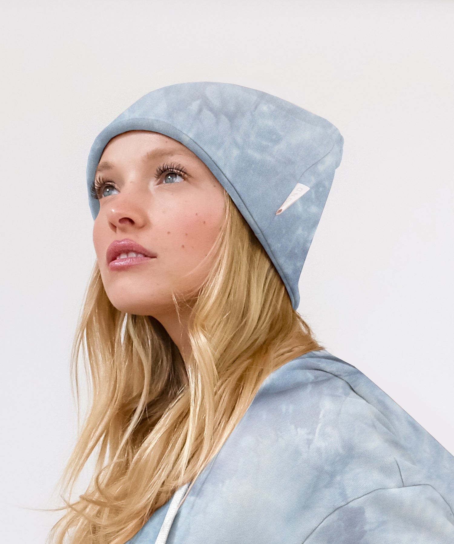 Super Soft Essential Beanie - Blue Mist Tie Dye