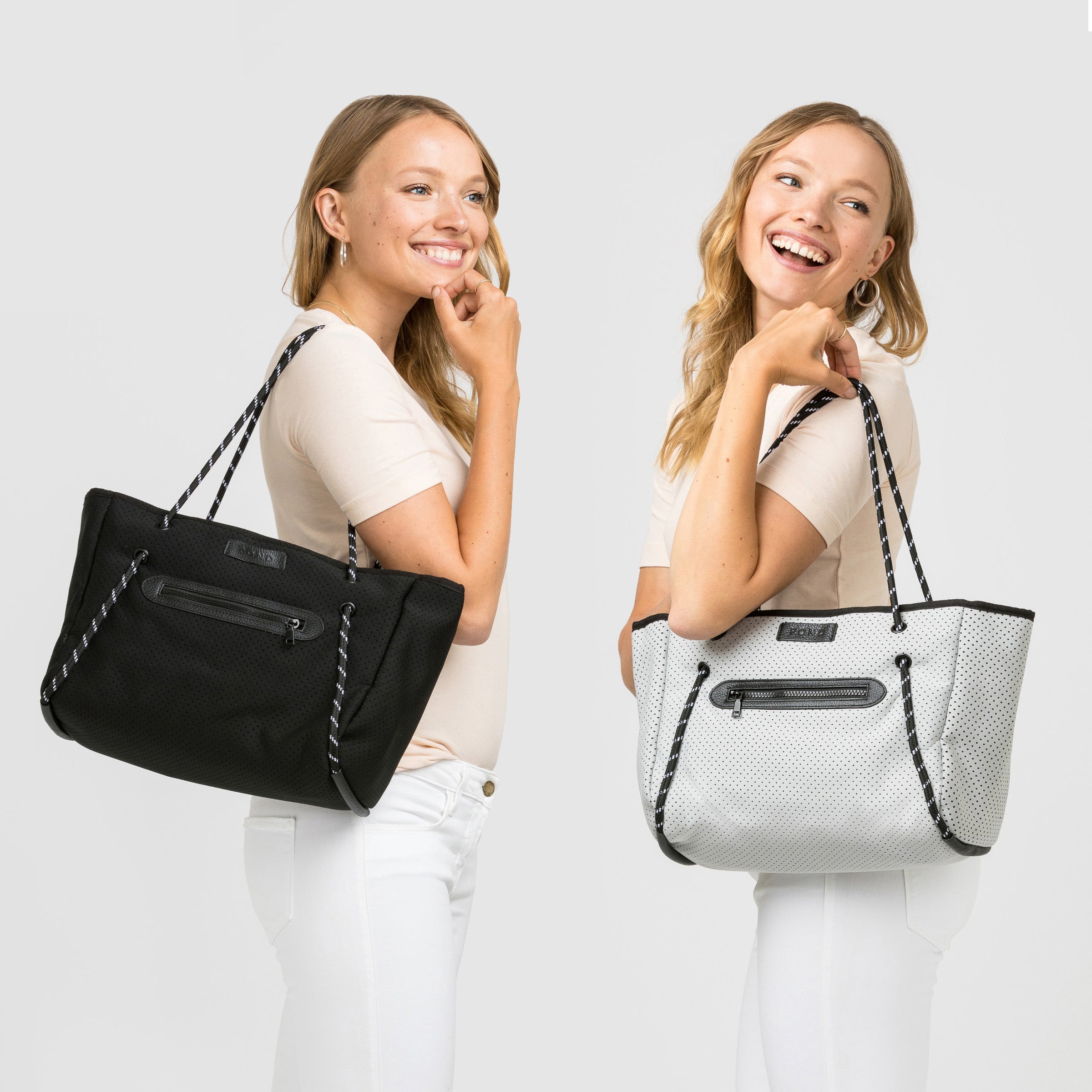 Neoprene Insulated Tote Black