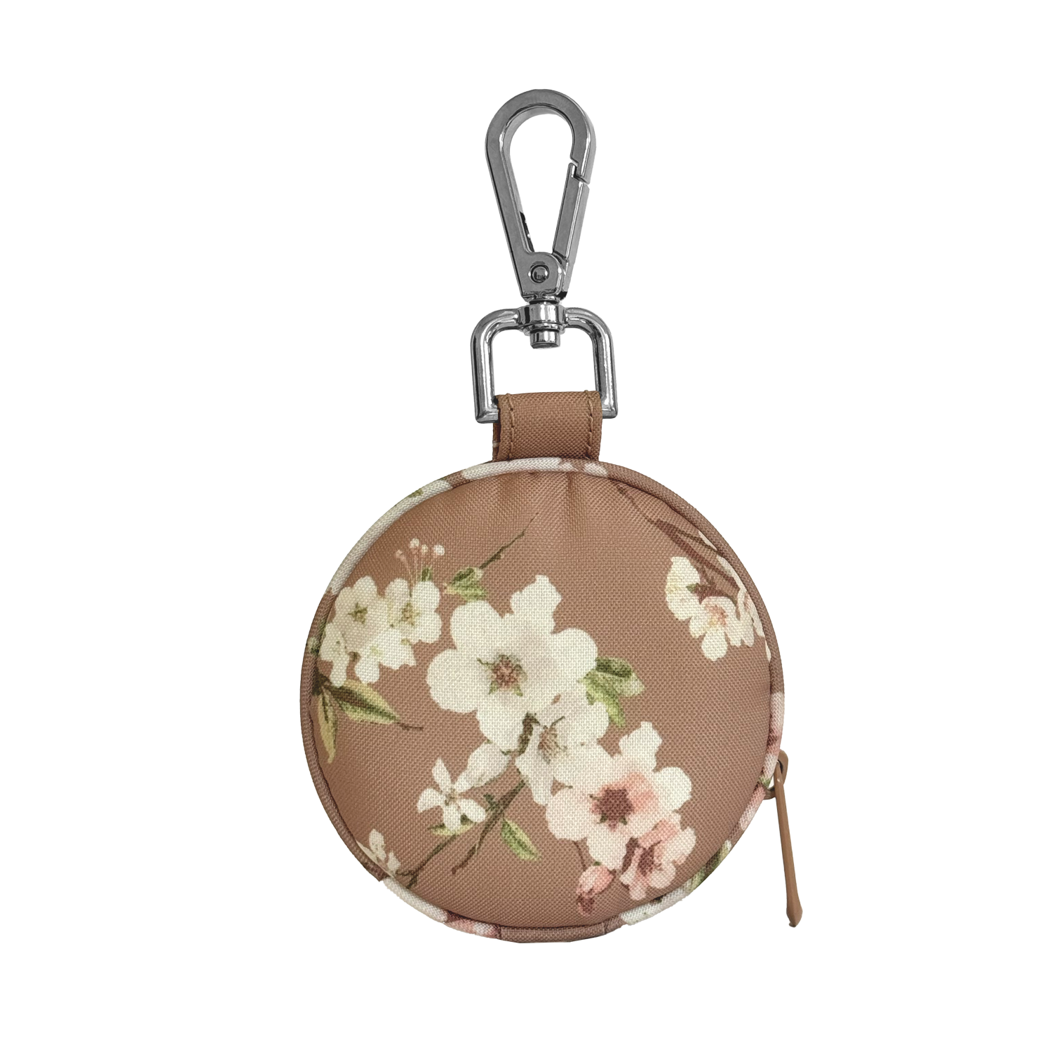 Floral Airtag Pouch Keychain