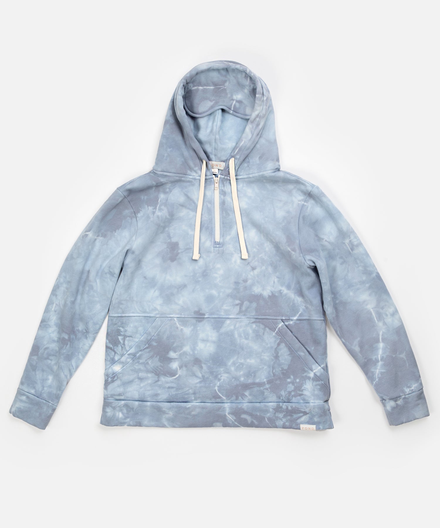 Essential Hoodie - Blue Mist Tie Dye